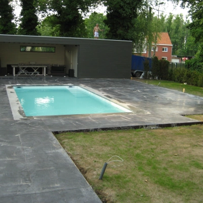 Terras zwembad Grobbendonk