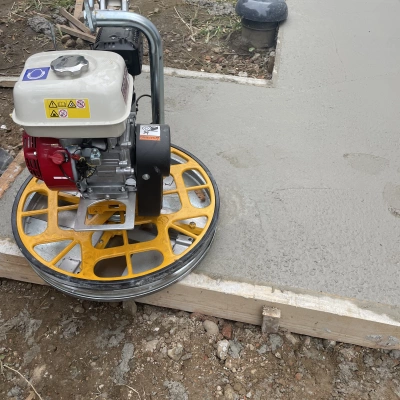 Titanium Wit Oxide Betonnen Terras Boortmeerbeek